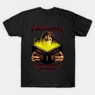 Halloween SpellBook of Tricks Magic Witch T-Shirt